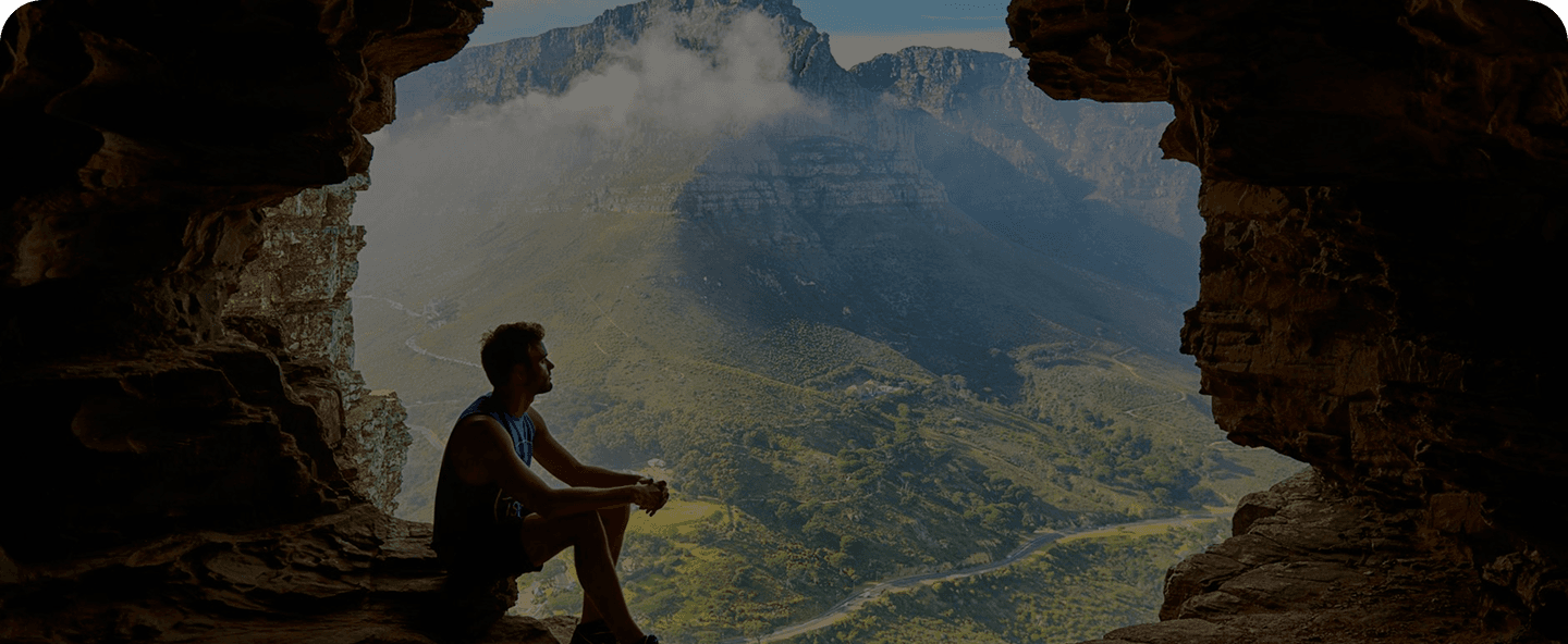 Background montagne avec vue panoramique