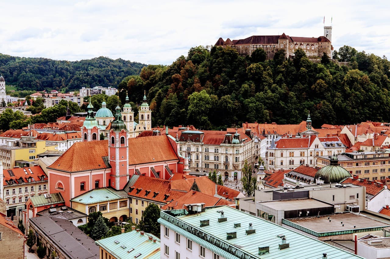 Vue panoramique de Ljubljana